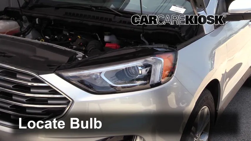 2019 Ford Edge Titanium 2.0L 4 Cyl. Turbo Éclairage Feux de croisement (remplacer l'ampoule)